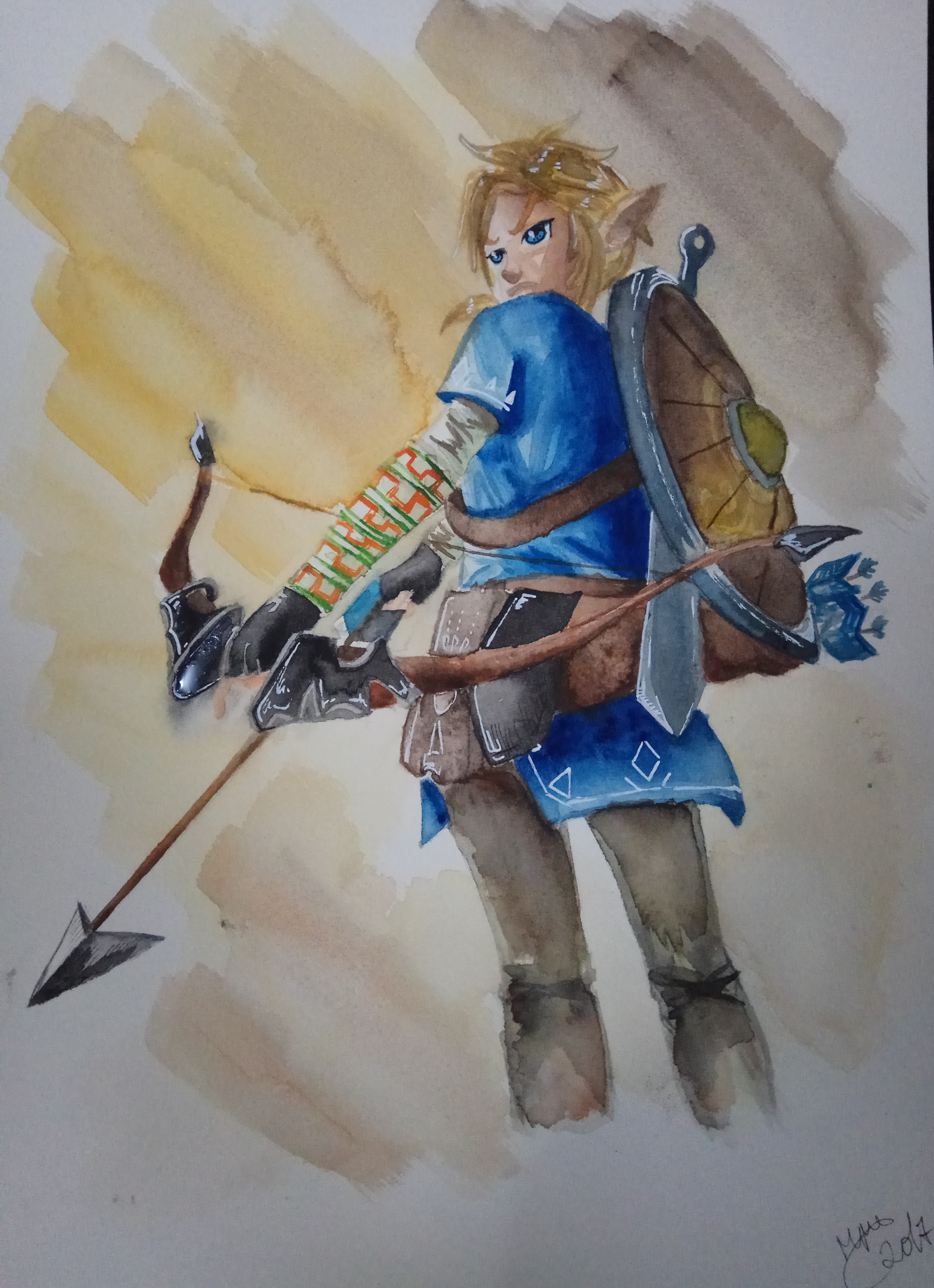 Link | Breath of the wild | SPEEDPAINT