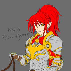 Astris BlazeHeart Character portrait wip