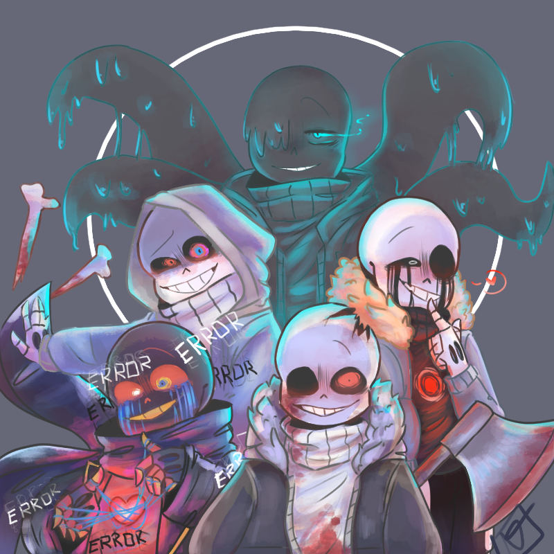 Nightmare Sans by mafachee on DeviantArt