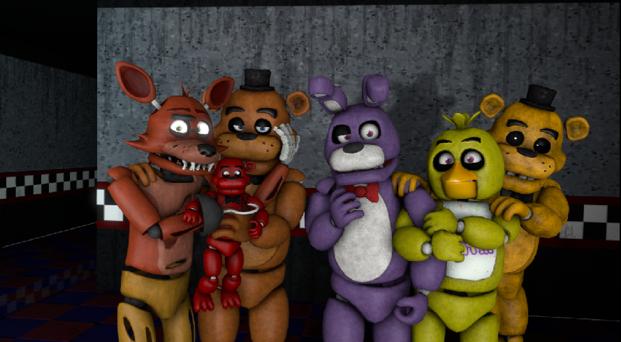 Splinks Puppet cute fnaf splinks family picture by FrexyfavortieshipAu on DeviantArt