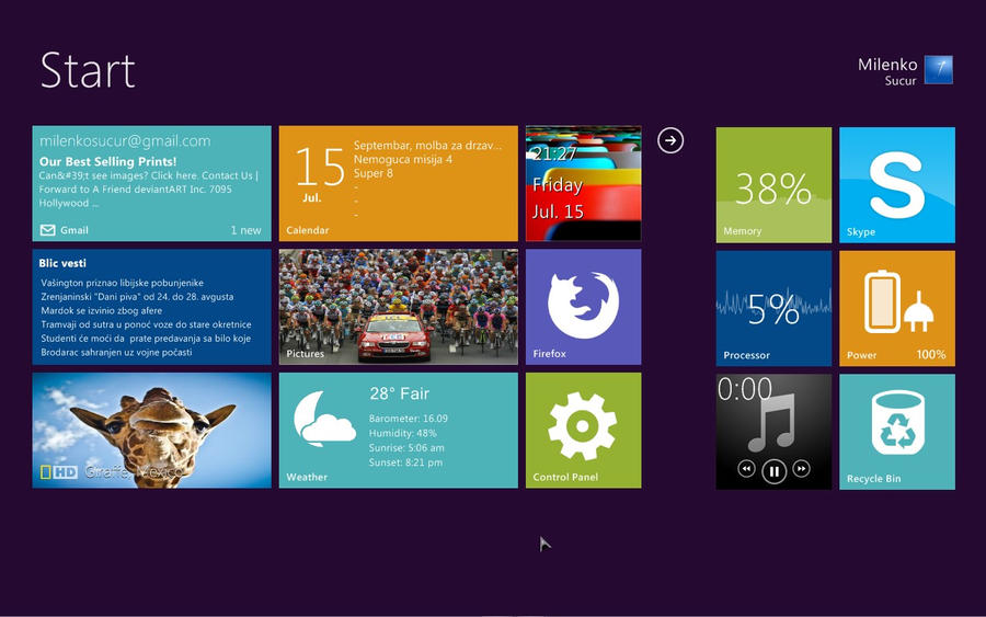 Win8 interface by pikebg on DeviantArt