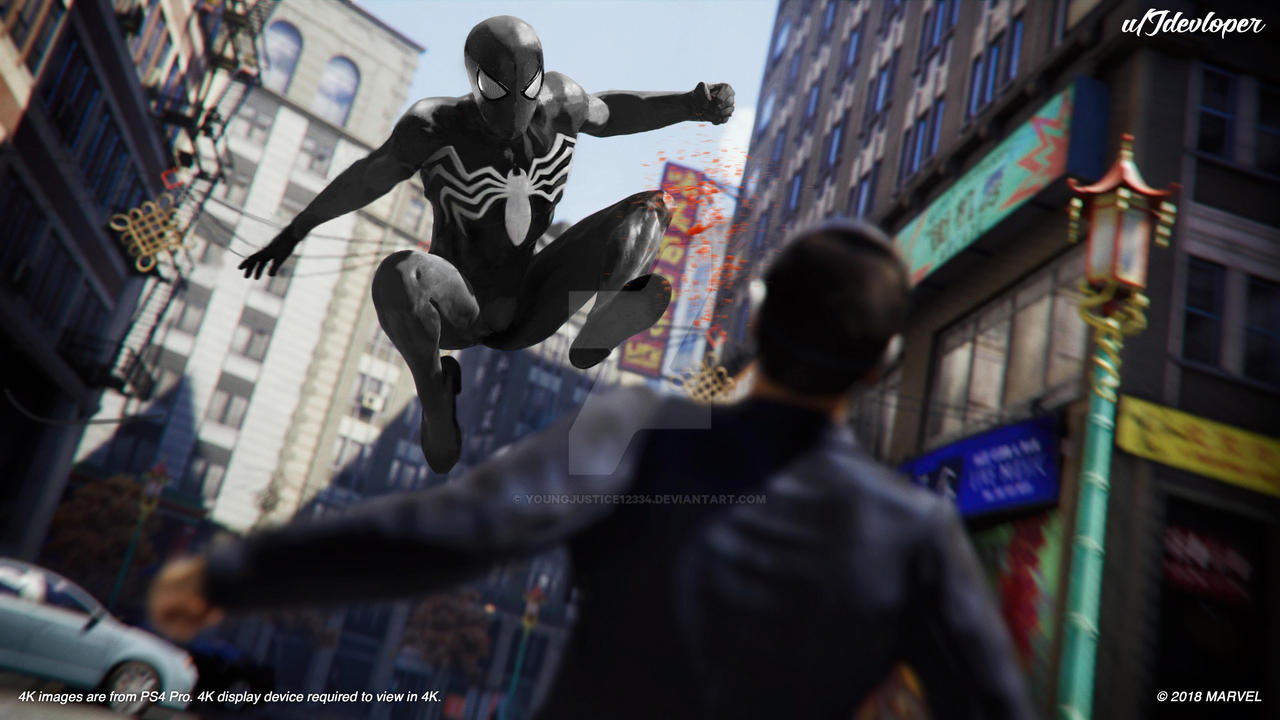 Spider-Man PS4 (Symbiote Spider-Man) by YoungJustice12334 on DeviantArt