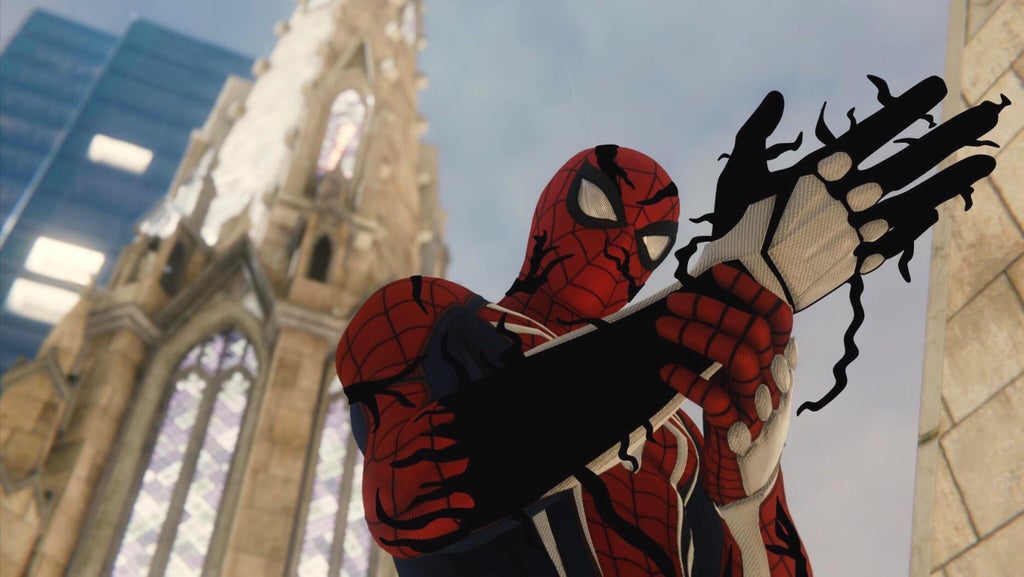 If Spider-Man gets the symbiote in the Next Game by YoungJustice12334 on  DeviantArt