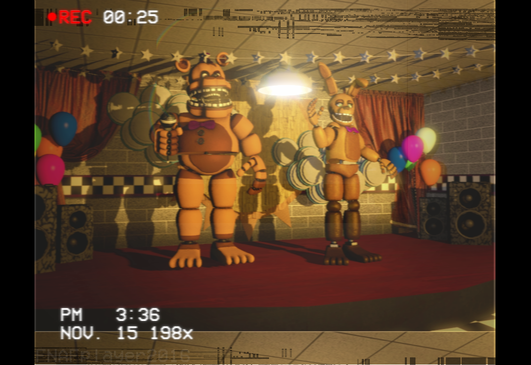 All Of The FNAF Characters Fredbear's Diner to Fazbear Fright