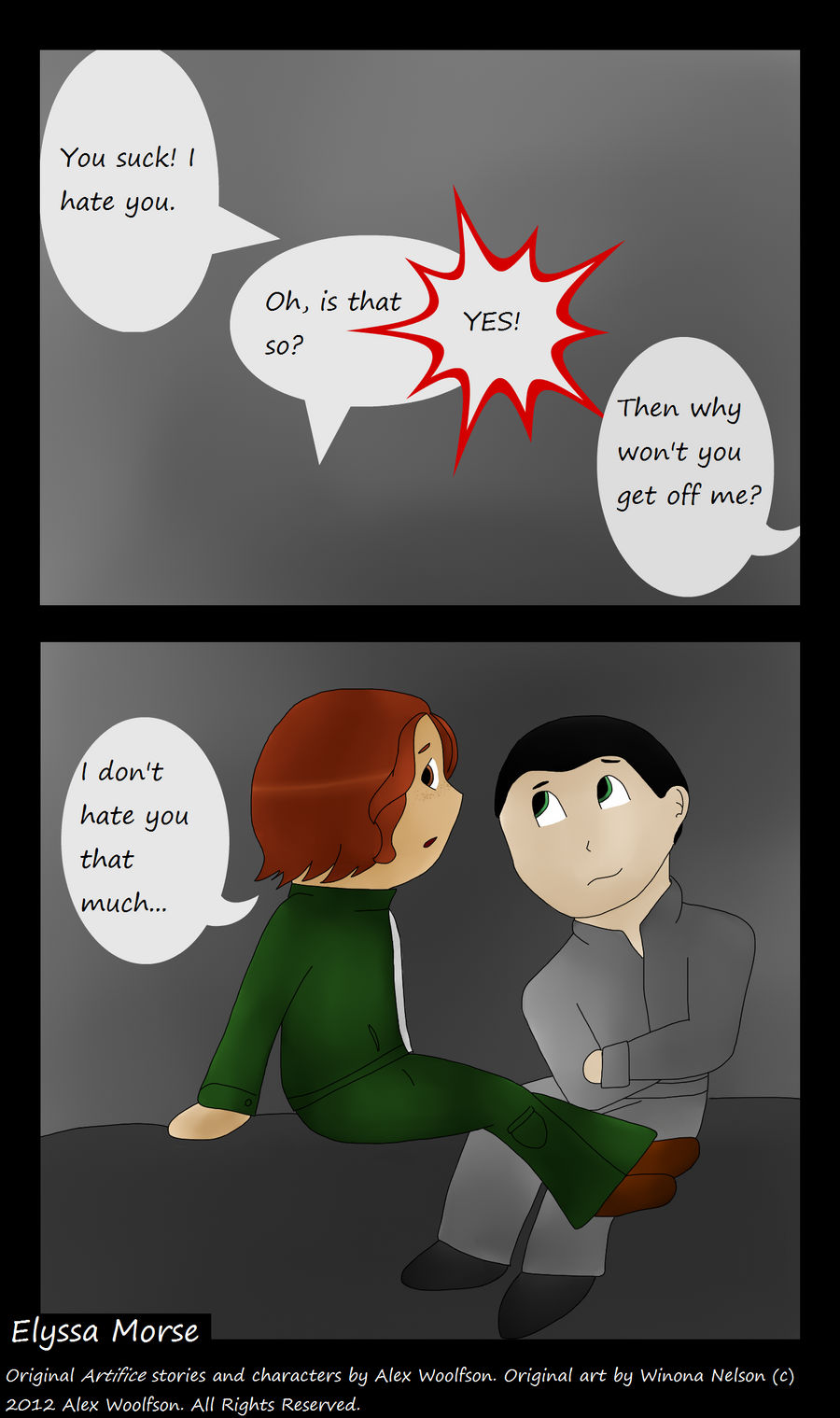 Artifice: Love/Hate by ElyssaJM