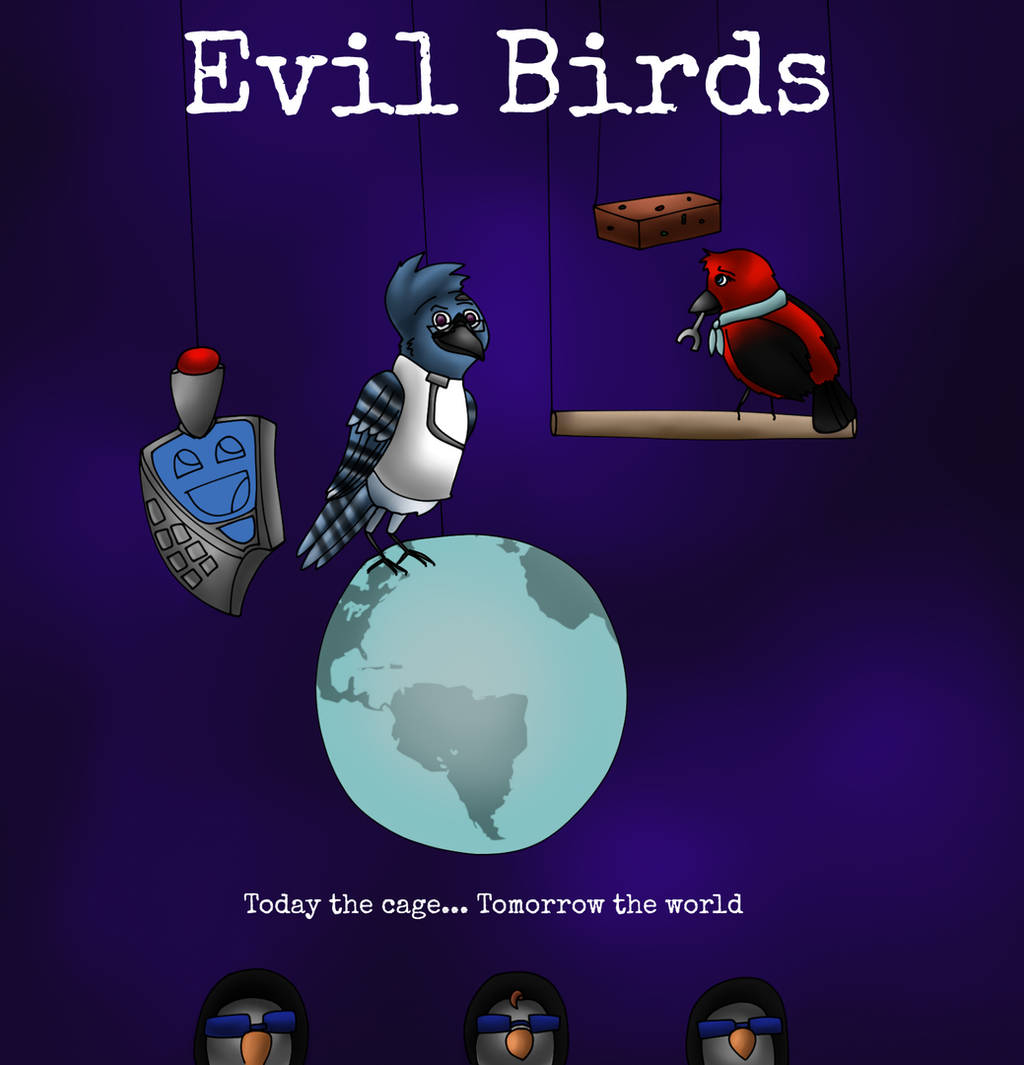 Evil Birds by ElyssaJM