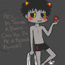 KARKAT IS TAKING A BATH...