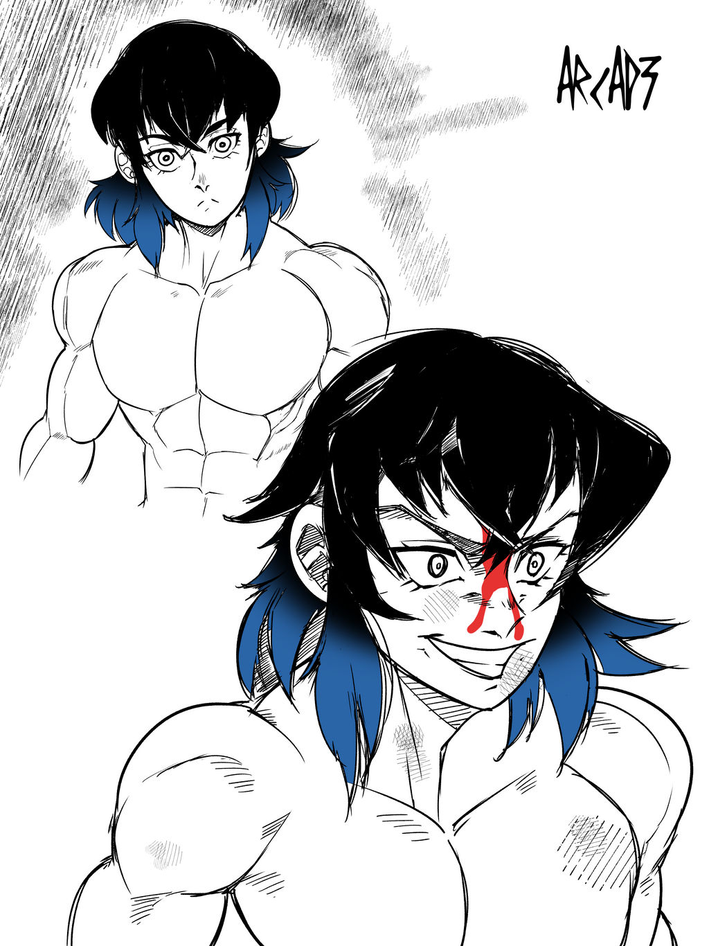 Inosuke expressions by Arcad3XxX on DeviantArt