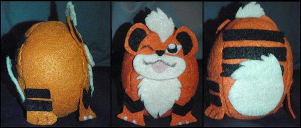 Custom Growlithe MinipuffPlush