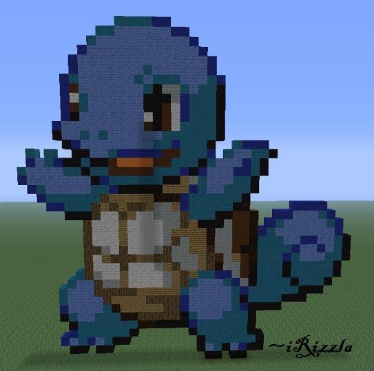 Squirtle Pixel Art 