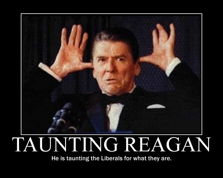 Taunting Reagan