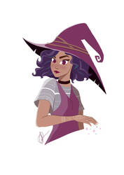 Purple witch