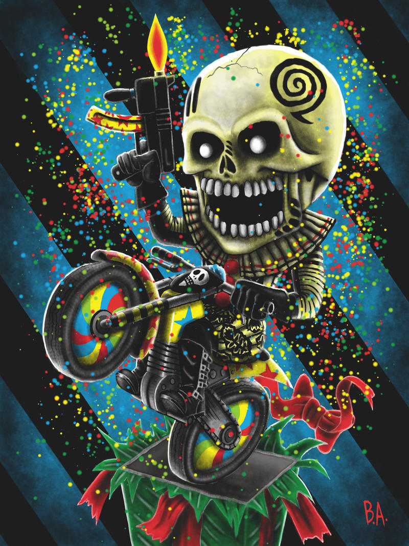 Batman Returns Skull Rider art by DoctorGorefesto on DeviantArt