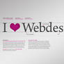 I love Webdesign Wallpaper