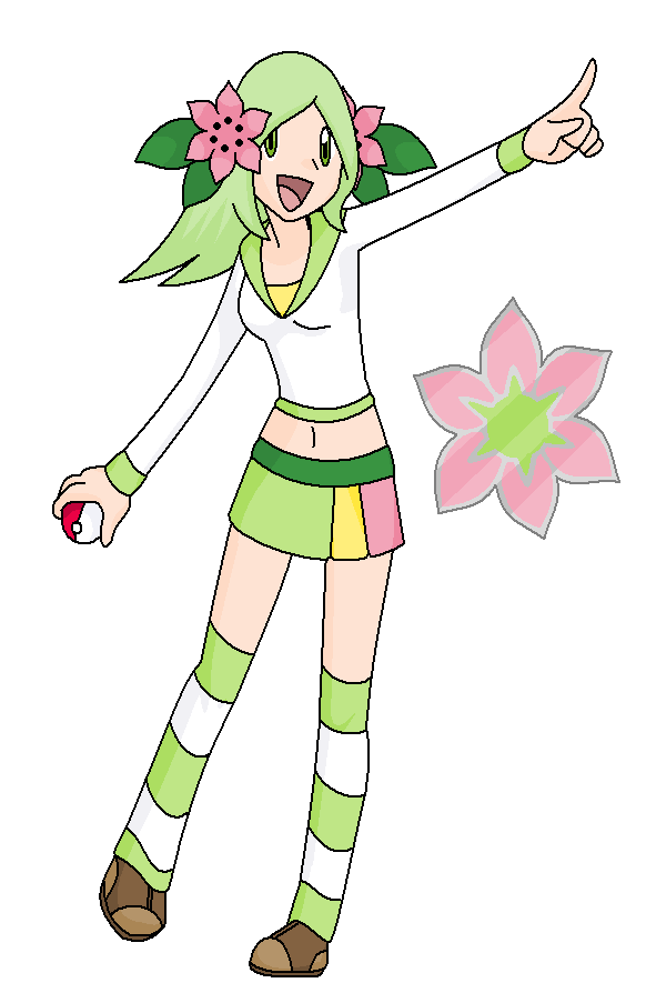 Grass gym leader Rosalie