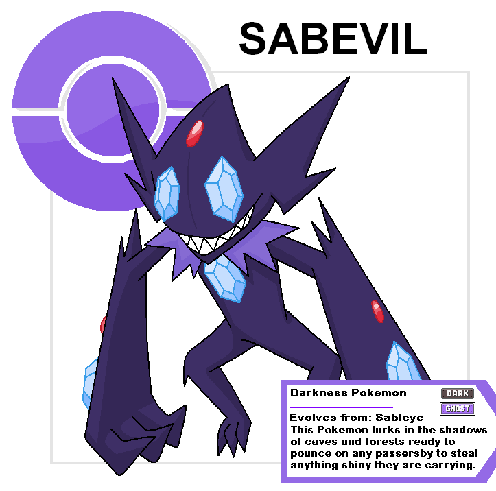 Slabeye Evolution Sableye Evolution X And Y