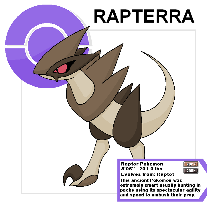 Pokemon Raptorch rapterra by Cerulebell on DeviantArt