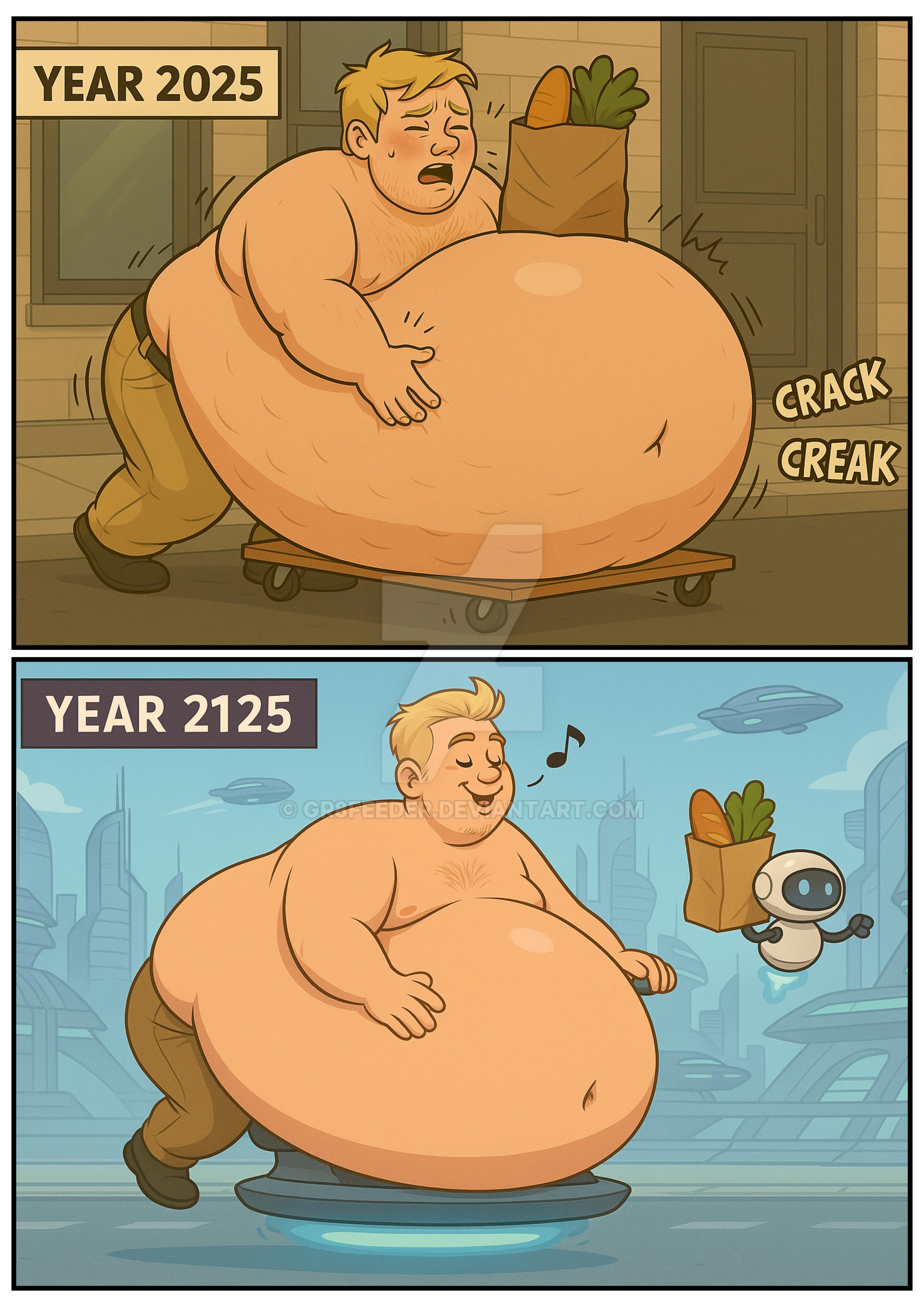 Fat Fallout Deviantart Fat life in the future by gr8feeder on DeviantArt