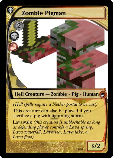 minecraft mtg cards Card Game Inspired by Magic the Gathering! on Ignitor #smp Minecraft + Magic the Gathering