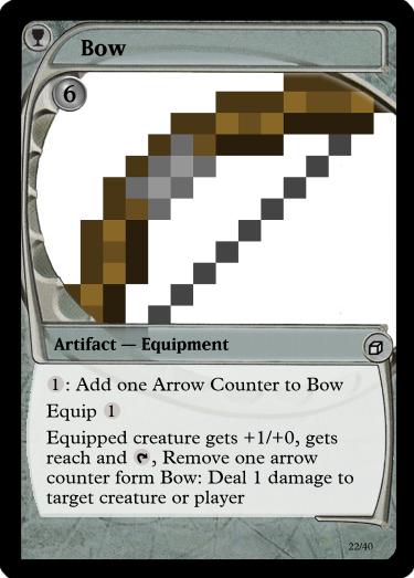 mtg minecraft card Twenty Minecraft-Based Cards : r/custommagic pyromatic pixels mtg minecraft Magic