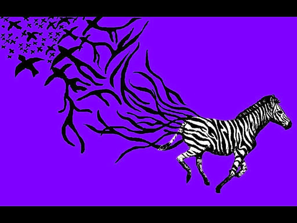 zebra wallpaper purple by butterflywisper on DeviantArt zebra wallpaper purple by butterflywisper on DeviantArt