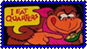 i eat quarters stamp