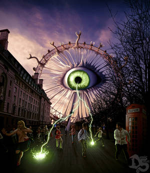 London Eye gone crazy