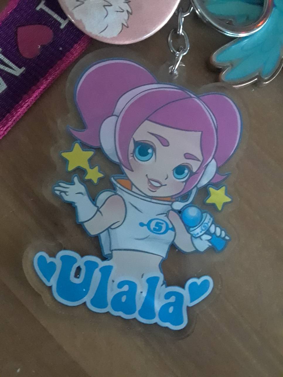 Custom Ulala Space Channel 5 Acrylic Keychain