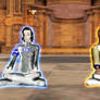 Space Michael and Jon Meditating