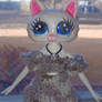 Me As A White Cat 3D Printed Doll