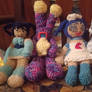 My handmade crochet Space Channel 5 plushies