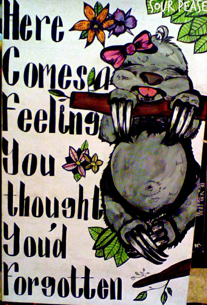 First Sloth by dehydratedartist on DeviantArt