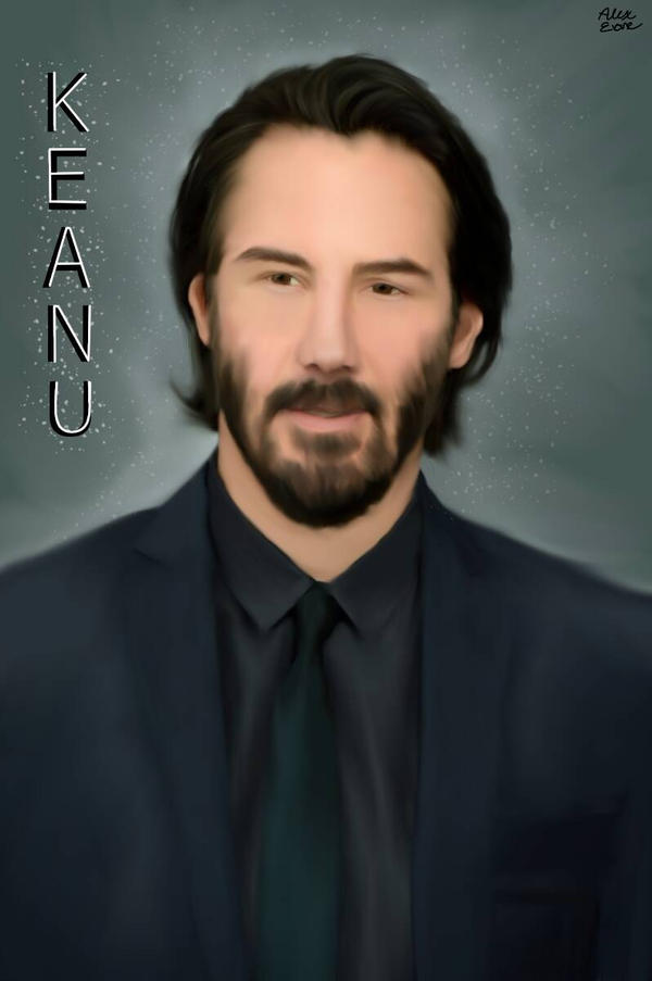 Keanu Reeves Fan Art Digital Painting. by Alexevansarttt on DeviantArt
