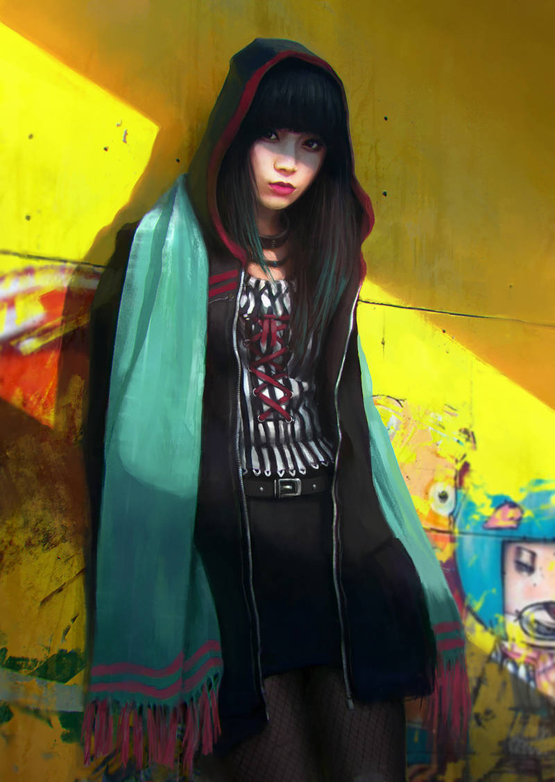 Little Black Riding Hood by JonasDeRo