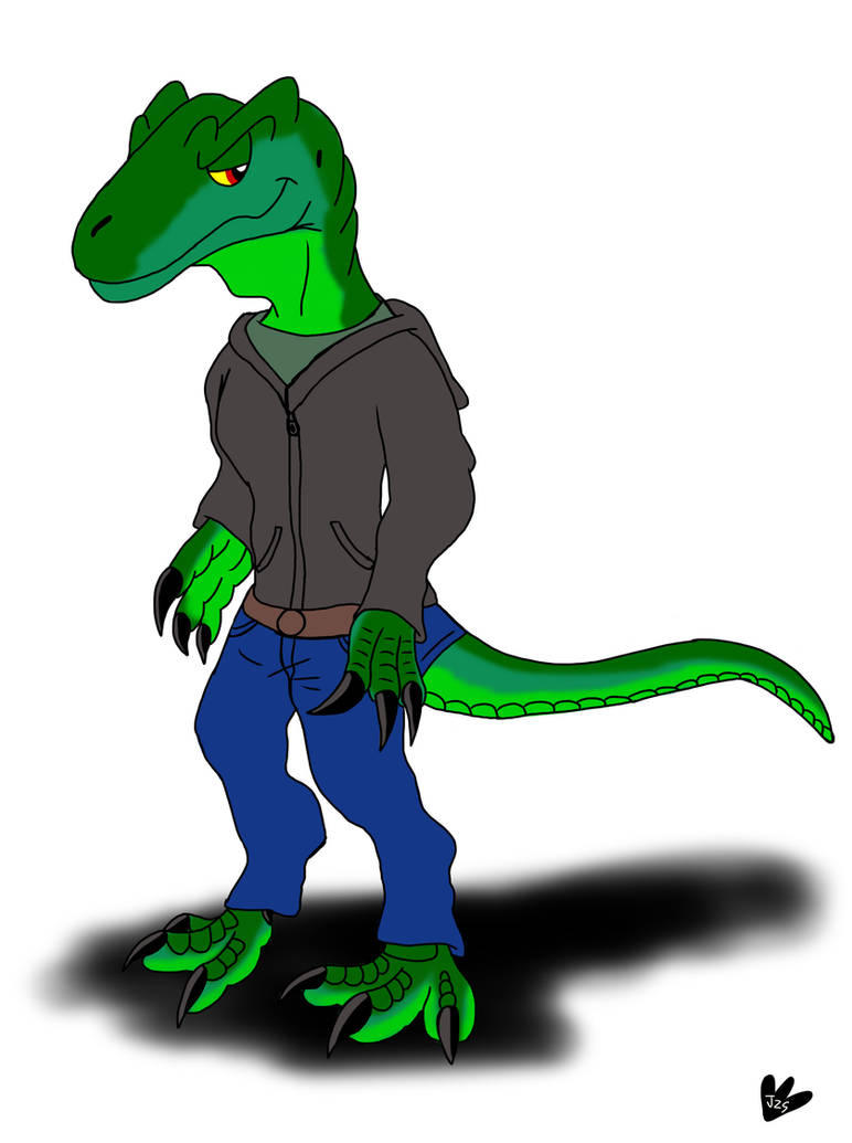 Anthropomorphic Alloraptor by DinoBirdMan on DeviantArt