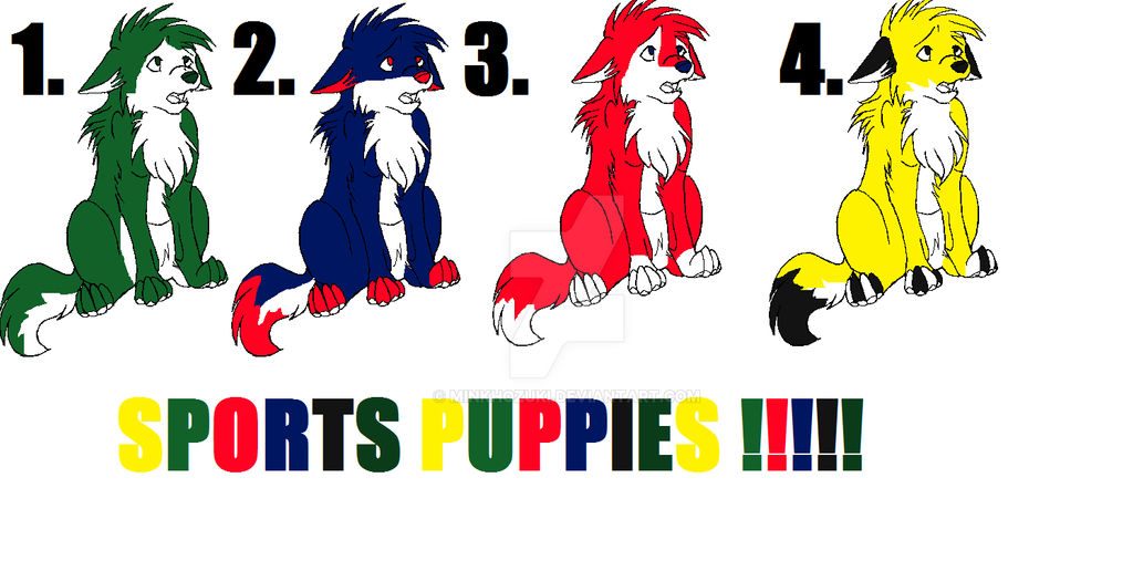 Sports Puppy Adoptables