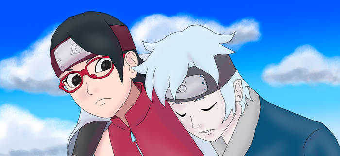 Edit of Mitsuki and Sarada