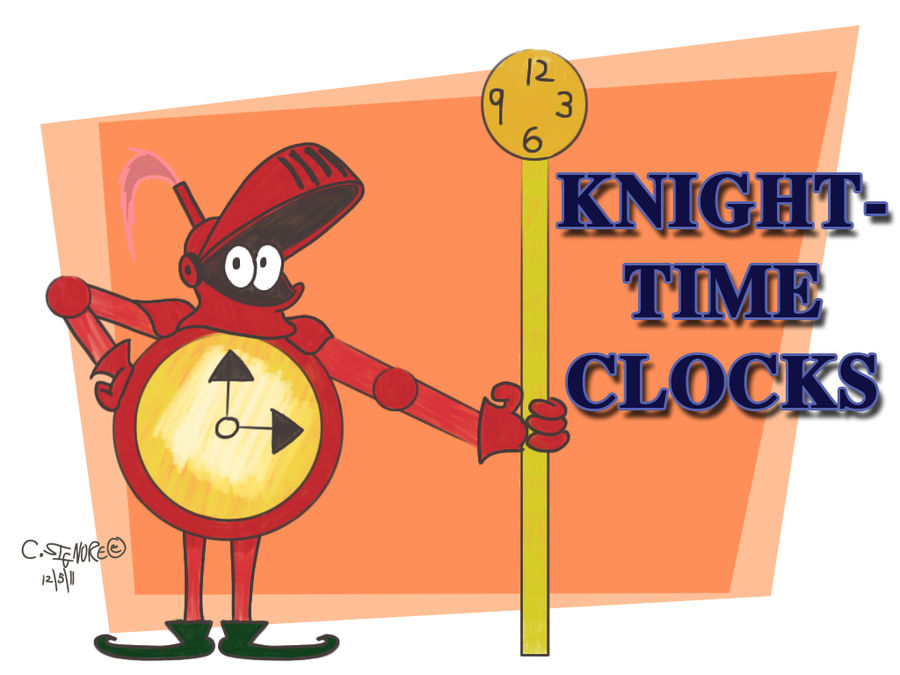 Mascot Design 4 Clocks