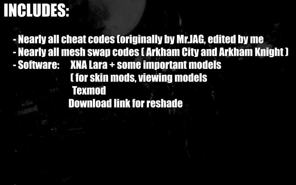 Ultimate Arkham Modding pack for beginners an pros by thebatmanhimself ...