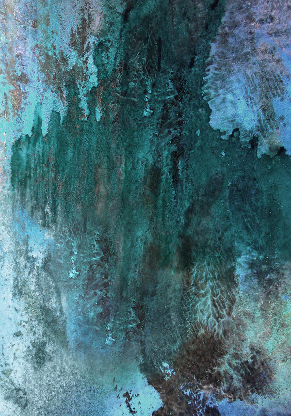 blue rusty texture by ftourini-stock