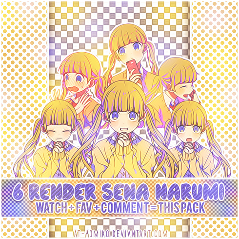 #3 PACK 6 RENDER SENA NARUMI