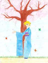 Contest Pic: Blue Kimono