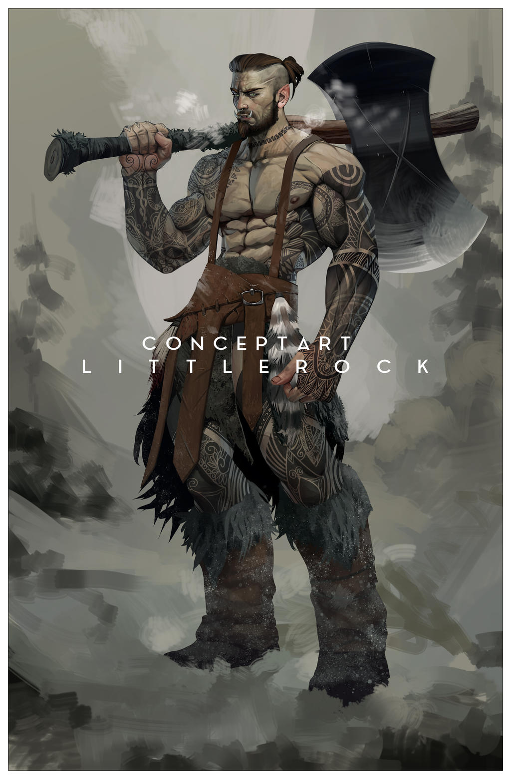 HALF-ORC by LITTLEROCKK on DeviantArt
