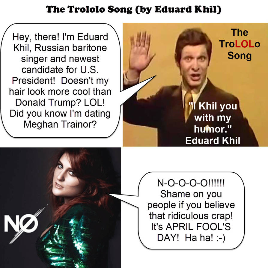 Avoir Images The Trololo Song Eduard Khil Joke By Dgoldish On Deviantart dernière salutations