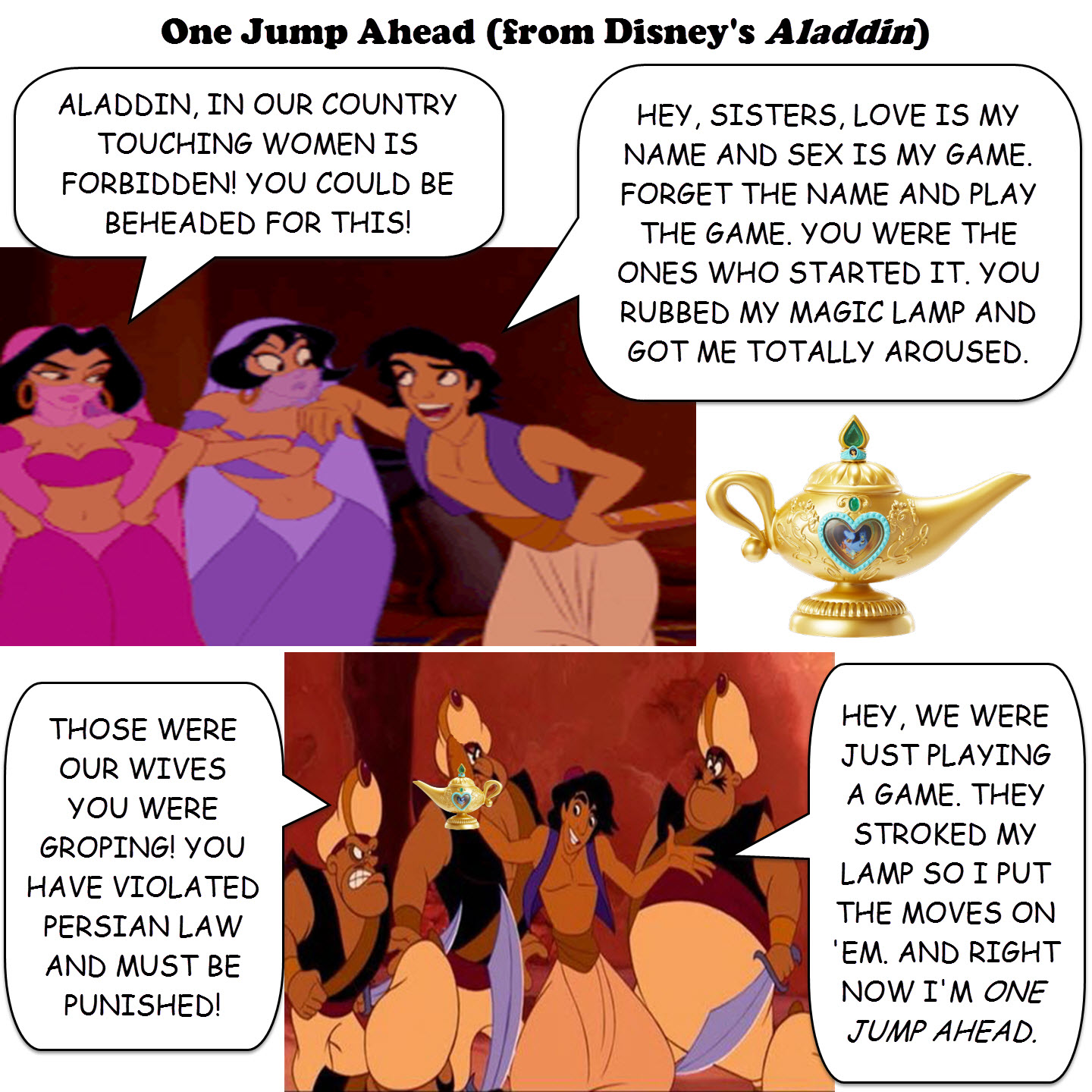 One Jump Ahead Disney Aladdin Joke By Dgoldish On Deviantart One Jump Ahead Disney Aladdin Joke By Dgoldish On Deviantart