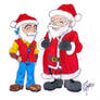 Santa y Gala Claus