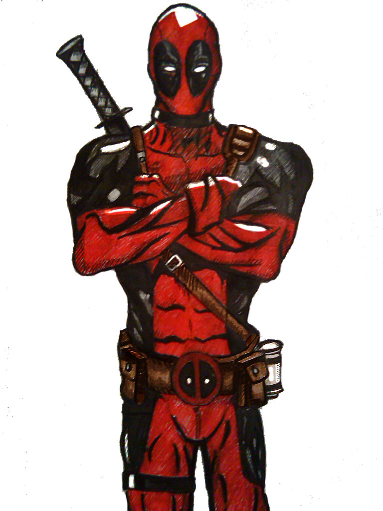 Deadpool Color by Syereth on DeviantArt