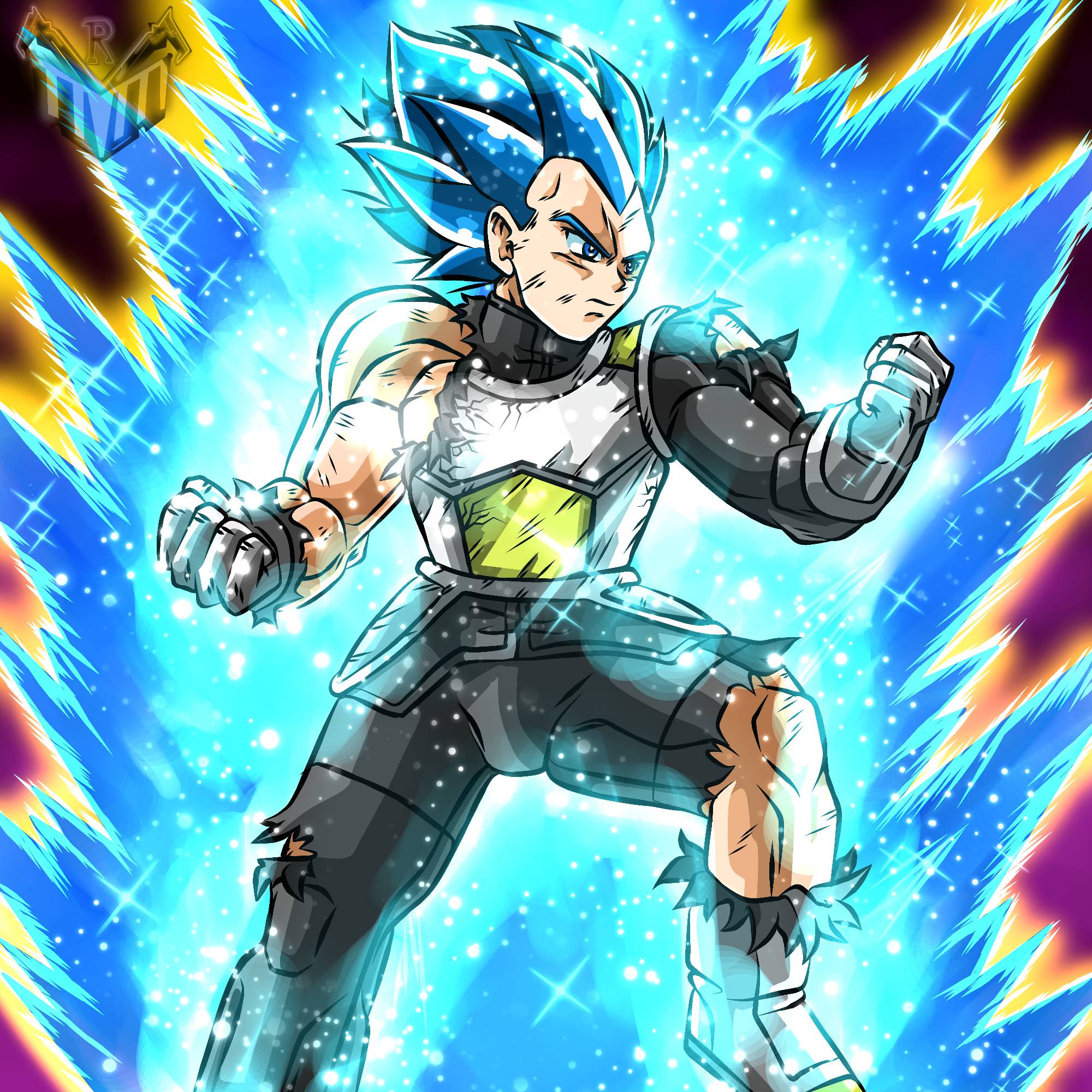 DRAGON BALL SUPER vegeta ssj blue Evolution by naironkr on DeviantArt