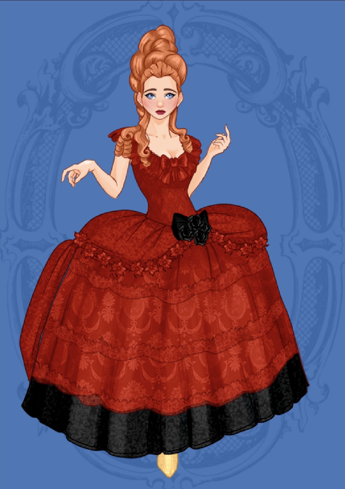 thumbelina red dress Thumbelina by bluthclub on DeviantArt