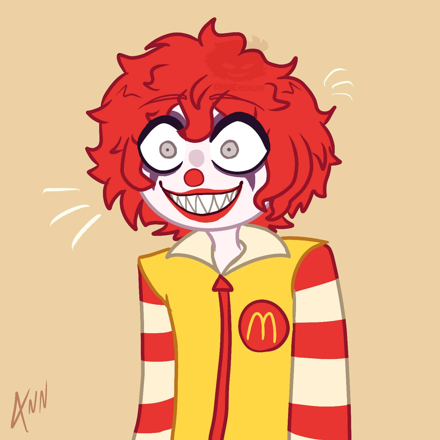 Deviantart Ronald Ronald McDonald Creepy by ANNEminime on DeviantArt